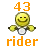 43 riders